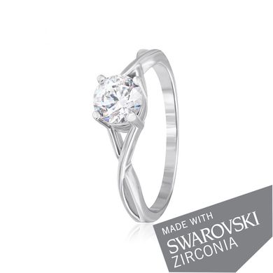 Серебряное кольцо с цирконием SWAROVSKI ZIRCONIA К2С/862