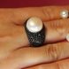 Серебряное женское кольцо "Melinda", Белый-Черный, уточнюйте, Белый-Черный