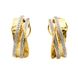 Золотые серьги с бриллиантами KP18647