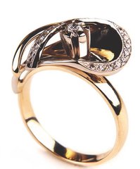 Золотое кольцо с бриллиантами 11212, уточнюйте