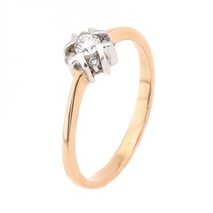Золотое кольцо с бриллиантами RO02338, уточнюйте
