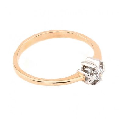 Золотое кольцо с бриллиантами RO02338, уточнюйте