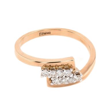 Золотое кольцо с бриллиантами YZ07994, уточнюйте
