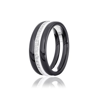 Серебряное кольцо с керамикой К2ФК/1005-16