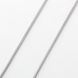 Зображення Срібний ланцюжок Снейк на силіконовому регуляторі довжини