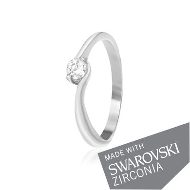 Серебряное кольцо с цирконием SWAROVSKI ZIRCONIA К2С/458