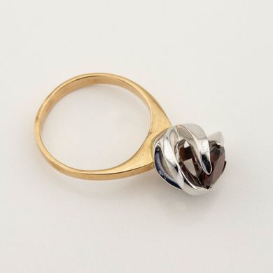 Золотое кольцо с гранатом 11030gr, 18,5 размер, уточнюйте