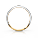 Золотое обручальное кольцо с бриллиантом "Scarlett", уточнюйте, 1Кр57-0,06-2/3, Белый