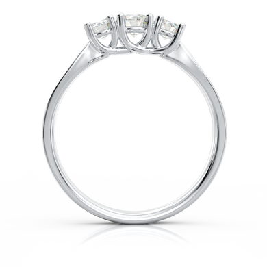 Золотое кольцо с бриллиантами "Maya", уточнюйте, 2Кр57-0,21-2/4; 1Кр57-0,24-3/3, Белый