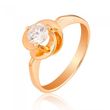 Золотое кольцо "Bloom", 17.5, 3.92, Белый