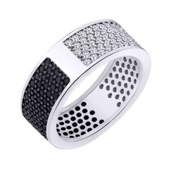 Серебряное кольцо-комплект КК2ФО/2046