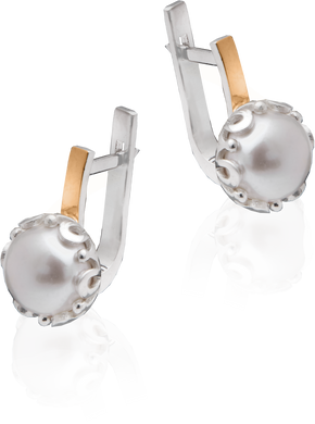 Срібний набір сережки і каблучка "Sofia"