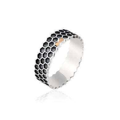 Серебряное женское кольцо "Honeycomb", уточнюйте