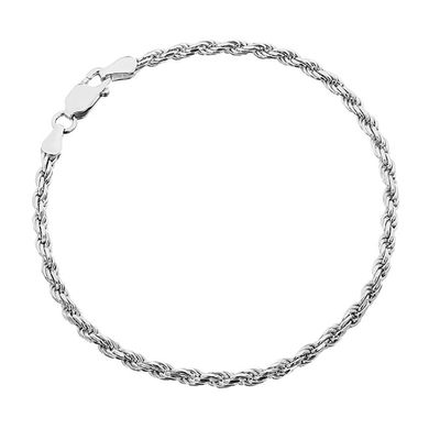 Срібний браслет ланцюжок на руку 802Р 4/19 19 см