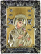 Фото Икона с сусальным золотом настенная Неустанной Помощи