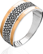 Серебряный набор серьги и кольцо "Grandee"