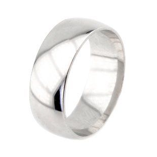 Серебряное обручальное кольцо 19007s, 15.5