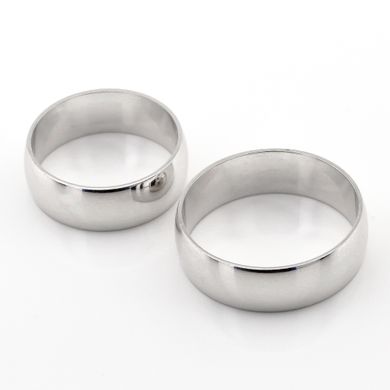 Серебряное обручальное кольцо 19007s, уточнюйте