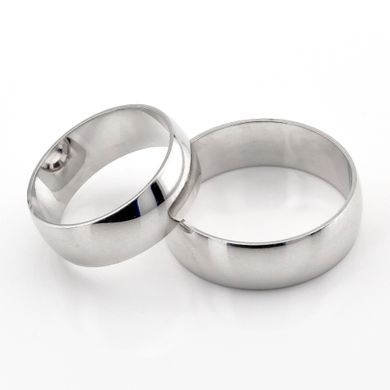 Серебряное обручальное кольцо 19007s, уточнюйте