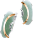 Серебряные женские серьги "Emelin", Зеленый