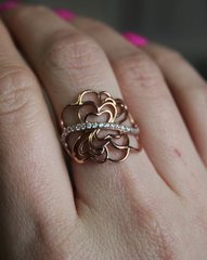 Фото Позолоченное кольцо "Tamina"