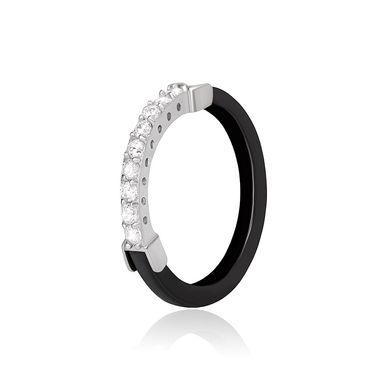 Серебряное кольцо с керамикой К2ФК/1014-З