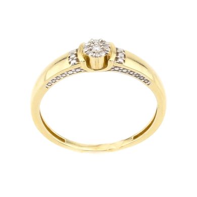 Золотое кольцо с бриллиантами X416-3, уточнюйте