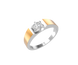 Серебряный набор серьги и кольцо "Pavia"