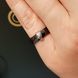 Золотое кольцо с бриллиантом и керамикой GB1005 40Б, 16, Белый