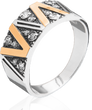 Серебряное женское кольцо "Ella", уточнюйте, Белый