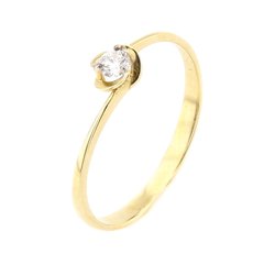 Золотое кольцо с бриллиантом X418-3, уточнюйте