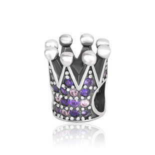 Серебряная бусина "Корона" П5ФАР/726