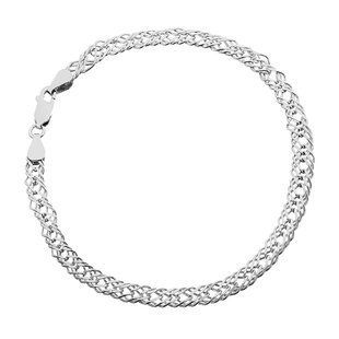 Серебряный браслет цепочка на руку 814Р 2/21 21 см