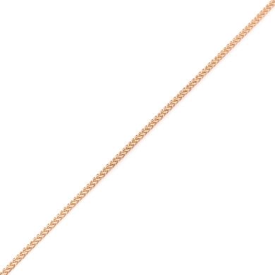 Золотой браслет плетение Спига B15512, Червоне золото, 0.82