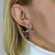 Серебряные серьги "Звездочки" C12569