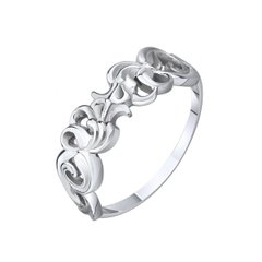 Срібний перстень 71788, 17.5
