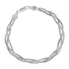 Срібний браслет ланцюжок на руку 109В 4/18 18 см