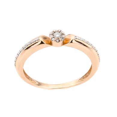 Золотое кольцо с бриллиантами X424-1, уточнюйте