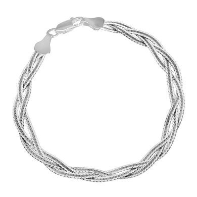Срібний браслет ланцюжок на руку 109В 4/18 18 см