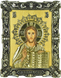 Фото Икона Иисус Христос Спаситель с сусальным золотом