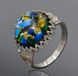 Серебряное женское кольцо "Maldives", уточнюйте, Микс цветов