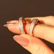 Позолоченное серебряное кольцо "Tori Gold", Белый, 15, Белый