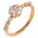 Золотое кольцо "Daisy chain", 18, 1.57, Белый