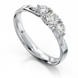 Золотое кольцо с бриллиантами "Matilda", уточнюйте, 2Кр57-0.23-4/4; 1Кр57-0.18-4/4, Белый