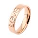Золотое обручальное кольцо "LOVE" (5 мм), уточнюйте
