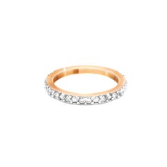 Позолоченное серебряное кольцо К3Ф/092-16