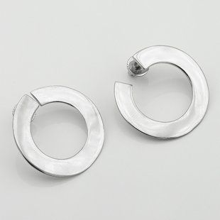 Серебряные серьги Twist 121115-4