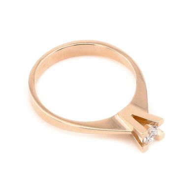 Золотое кольцо с бриллиантом YZ6428, уточнюйте