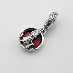 Серебряный шарм Саванна p13838