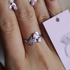 Фото Серебряное кольцо "Lilac"